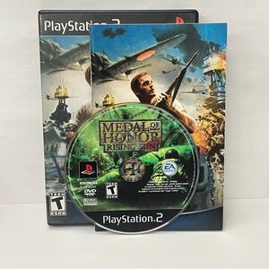 Medal of Honor: Rising Sun (Sony PlayStation 2(PS2), 2003)Tested - Working - CIB